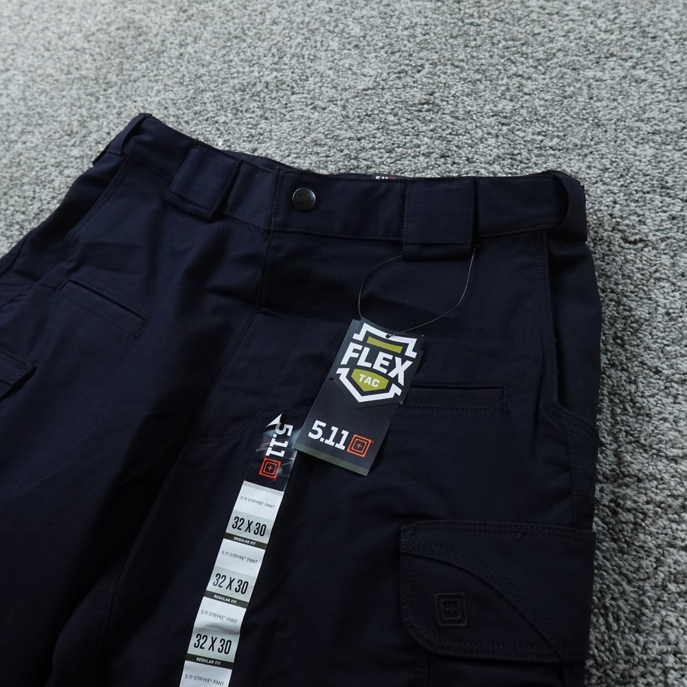 NEW 5.11 Tactical Pants Mens 32X27 Blue Stryke Cargo Utility Ripstop Flex Tac